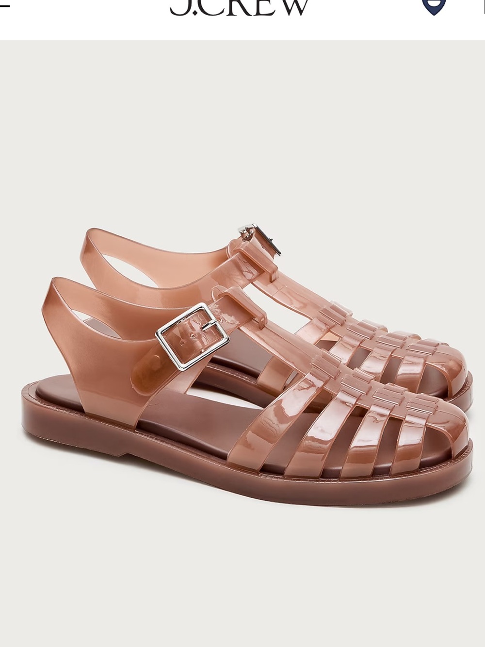 J. Crew Jelly Fisherman Sandals